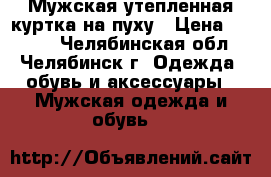 Мужская утепленная куртка на пуху › Цена ­ 1 000 - Челябинская обл., Челябинск г. Одежда, обувь и аксессуары » Мужская одежда и обувь   